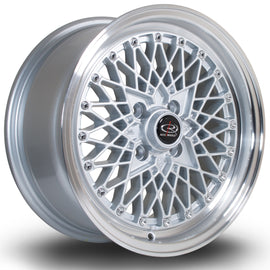 Cerchio in Lega Rota OS Mesh 15x7 4x100 ET30 Silver Polished Lip