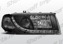 Load image into Gallery viewer, Skoda Octavia 01-04 Fari Anteriori R8 Style a LED Neri V1