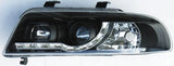 Audi A4 B5 99-01 Fari Anteriori R8 Style a LED Neri V1