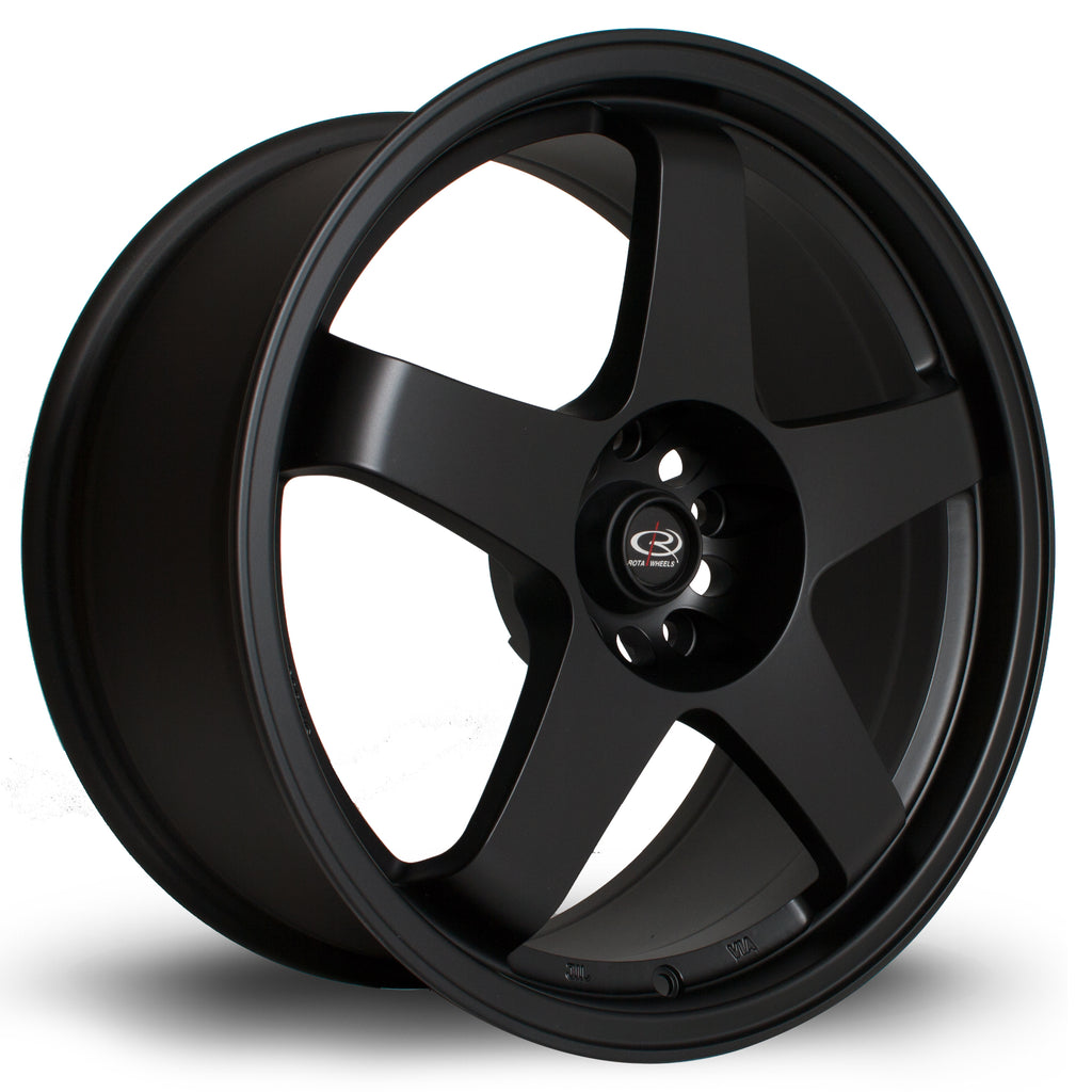 Cerchio in Lega Rota GTR 18x8.5 5x114.3 ET30 Flat Black