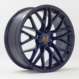 Cerchio in Lega Rota Faster 18x8 5x112 ET38 Gloss Black