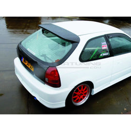 Spoiler Posteriore Spoon Style in Carbonio con Terzo Stop Honda Civic EJ EK
