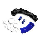 Charge pipe BMW N54 135i 335i 1M con flange per BOV 50mm Blu