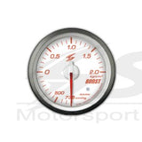 DSD-CS Manometro Bianco Pressione Turbo - em-power.it