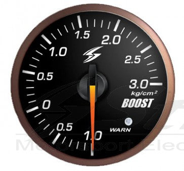 Simoni Racing Manometro Temperatura Acqua WT/B – Elettrico Con Sensori, Sfondo E Bordo Nero, Retroilluminazione LED Bianca, Diametro 2 Pollici