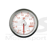 DSD-CS Manometro Bianco Pressione Turbo 3 bar