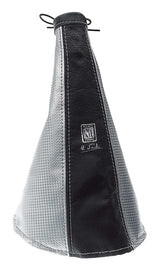 Nardi Cuffia freno a mano in Black & Pelle grigia