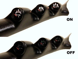 DFI Blackline Universal Manometro da 52mm - Tachimetro Ripetizioni per Minuto (8000)