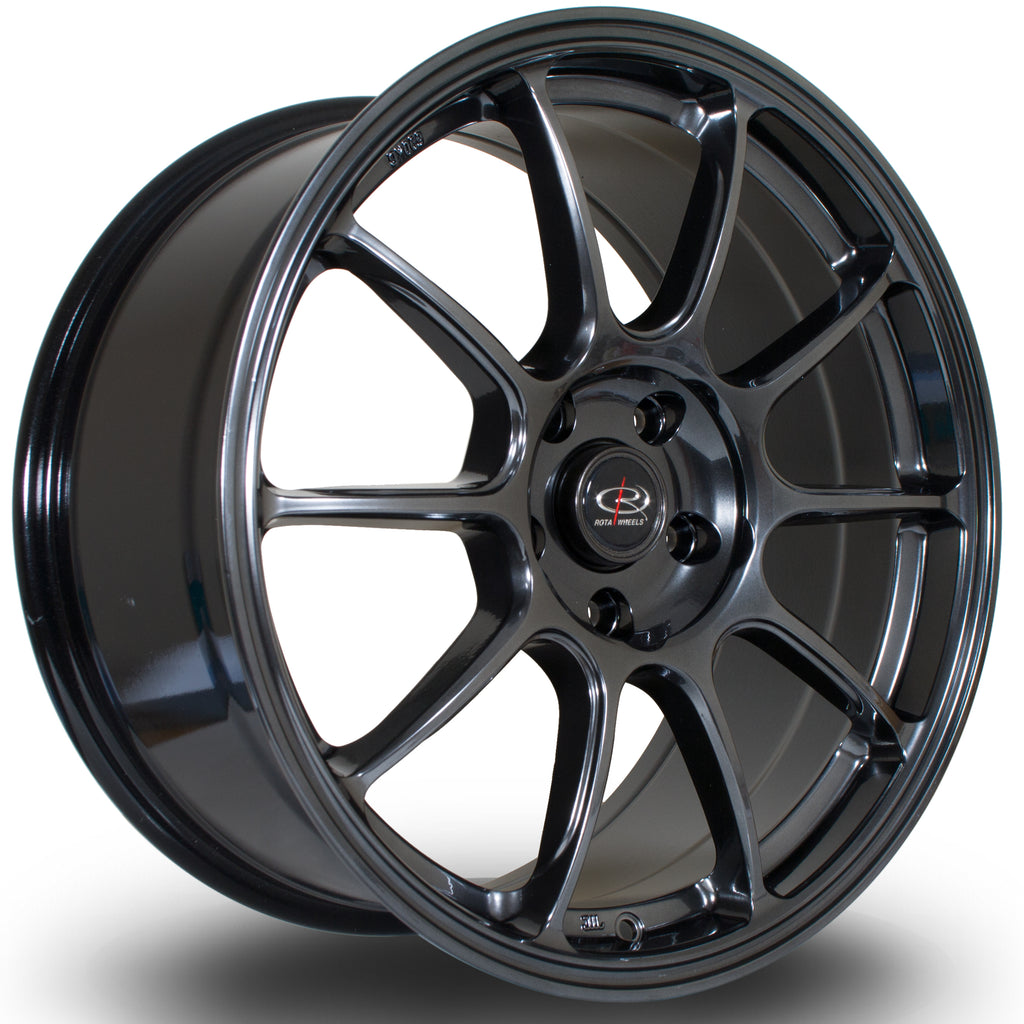 Cerchio in Lega Rota SS10 18x8.5 5x114.3 ET44 Hyper Black