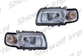 VW Polo 6N 95-99 Fari Anteriori Crystal unico blocco