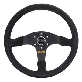 Sparco R375 Volate 36 mm Piatto Camoscio nero Raggi neri