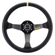Load image into Gallery viewer, Sparco R345 Volate 63 mm Piatto Camoscio nero Raggi neri