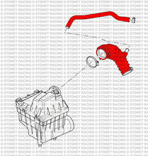 Carica l&#39;immagine nel visualizzatore di Gallery, Land Rover Defender Td4 Puma 2.4 TDCi Kit tubi silicone Air intake