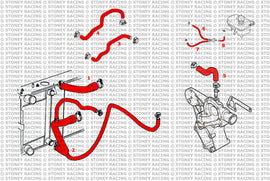 Land Rover Discovery 300TDI Kit tubi silicone coolant