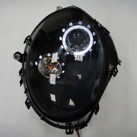 Fari Anteriori Angel Eyes Interno Nero Mini Cooper Mini R55 R56 R57