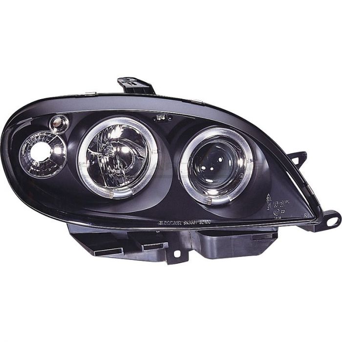 Fari Anteriori Angel Eyes Interno Nero Citroen Saxo