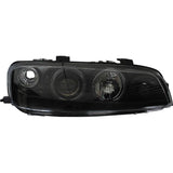 Fari Anteriori Angel Eyes Interno Nero Fiat Punto 188