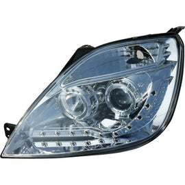 Fari Anteriori DRL Interno Chrome Ford Fiesta MK5