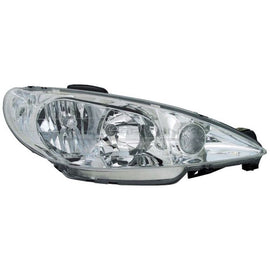 Fari Anteriori Lente Trasparente Peugeot 206