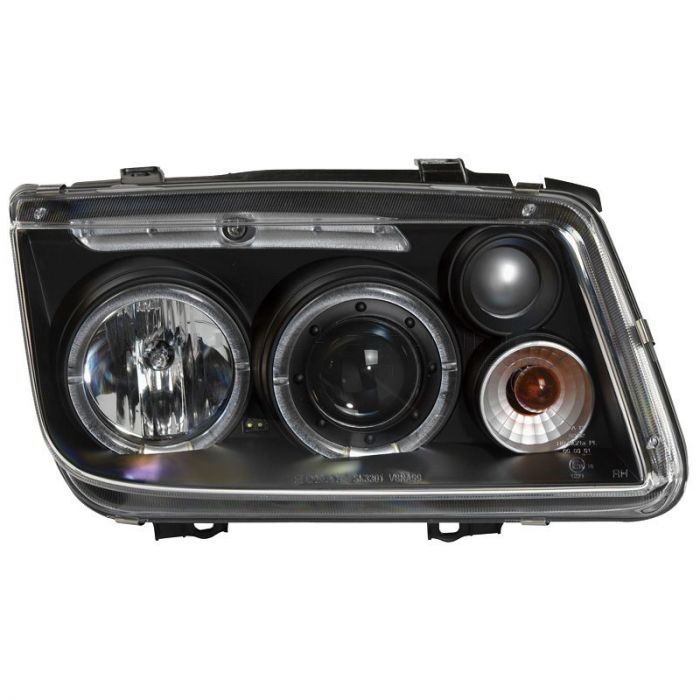 Fari Anteriori Angel Eyes Interno Nero Volkswagen Bora 1J2