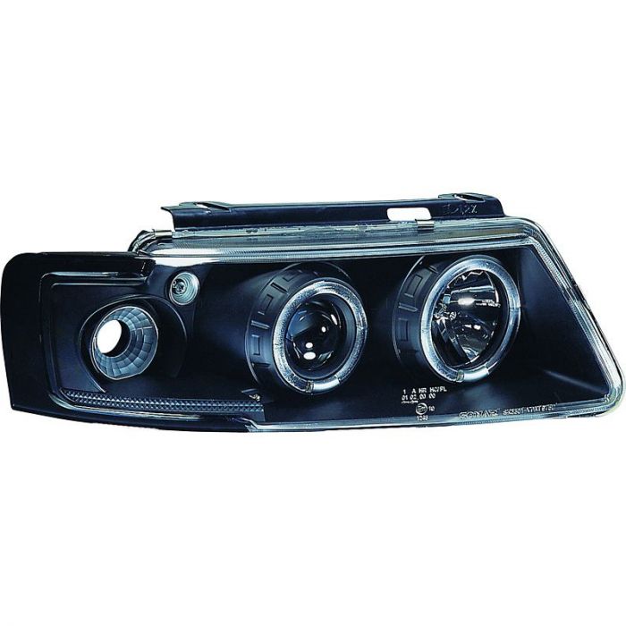 Fari Anteriori Angel Eyes Interno Nero Volkswagen Passat 3B