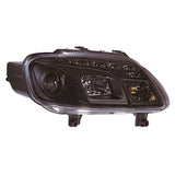 Fari Anteriori DRL Interno Nero Volkswagen Caddy,Touran