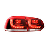 Fanali Posteriori R Style Rosso Lens Volkswagen Golf MK6