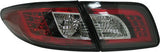 Mazda 6 02-07 Set Fanali Posteriori a LED Neri (non per Wagon)