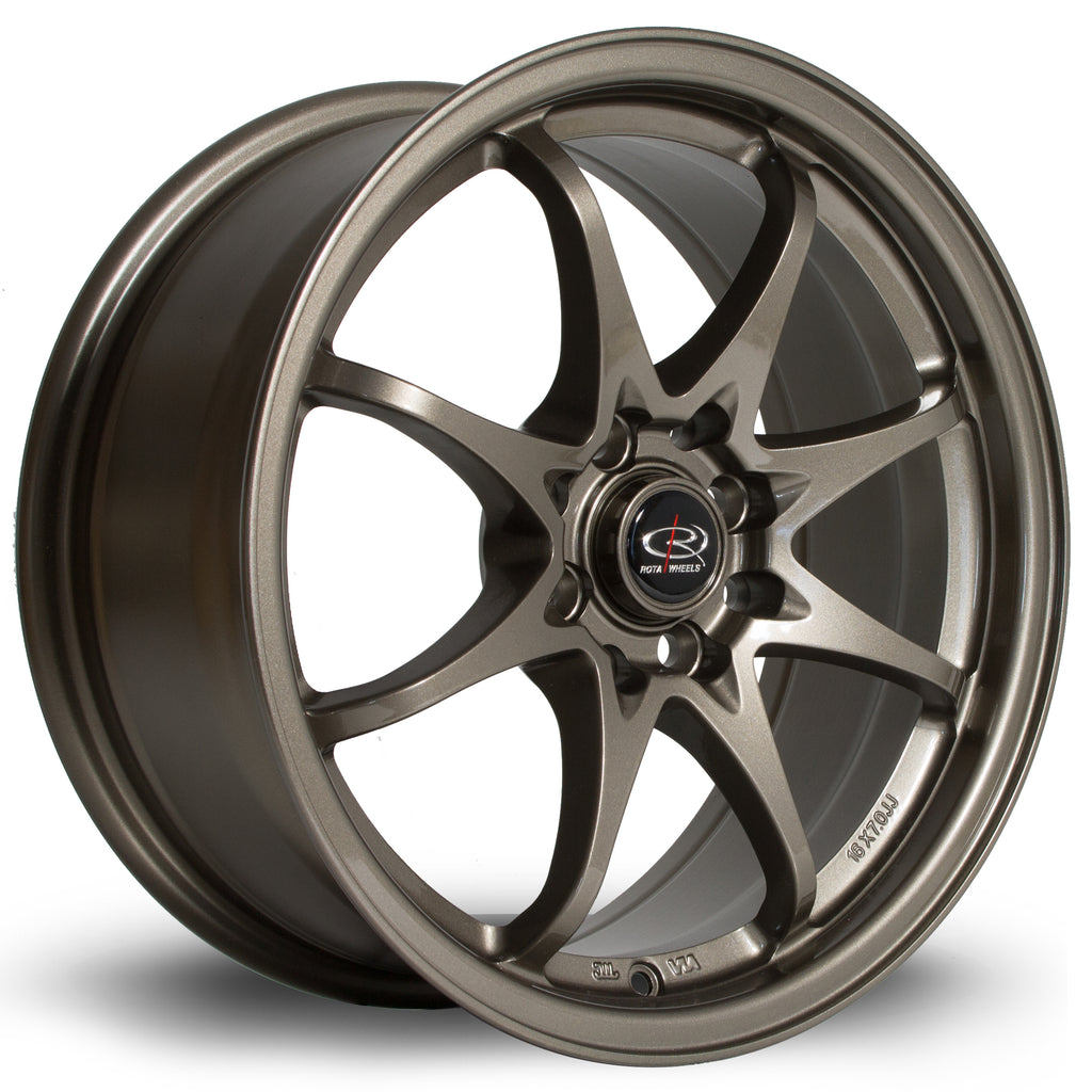 Cerchio in Lega Rota Fighter 16x7 4x100/114.3 ET40 Bronze