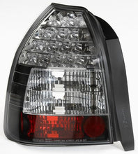Carica l&#39;immagine nel visualizzatore di Gallery, Honda Civic EK EJ 96-00 3 Porte Fanali Posteriori Neri Trasparenti G5 LED