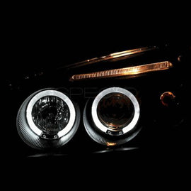 Honda Civic EP 01-03 2 Porte Fari Anteriori doppio anello Neri