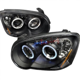 Subaru Impreza GDC/D/E 04-05 Proiettori LED Fari Anteriori Neri V2