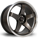 Cerchio in Lega Rota GTR 19x10 5x114.3 ET20 Gunmetal Polished Lip