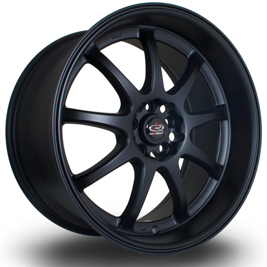 Cerchio in Lega Rota P1R 18x9.5 5x100 ET38 Flat Black