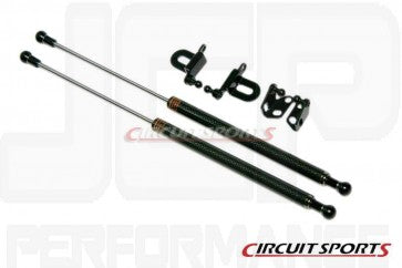 Nissan R35 GT-R 09/- Pistancini cofano in Carbonio