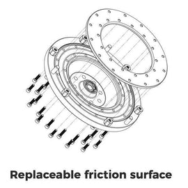 CNC Volano per Conversione - BMW M62 BMW M57N HGU HGK 240mm / 9.45