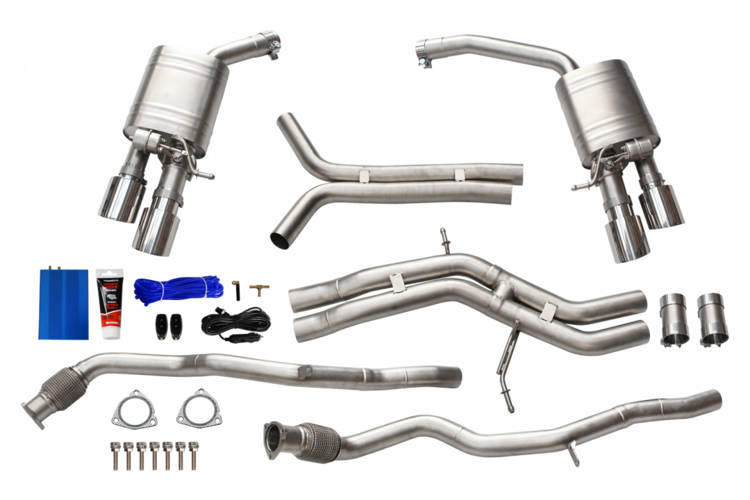 Sistema di Scarico Cat Back - Audi B8 S4 S5 3.0T