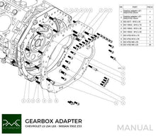 Load image into Gallery viewer, Piastra adattatore cambio - Chevrolet LS NISSAN 350Z Z33 370Z Z34