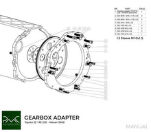 Load image into Gallery viewer, Piastra adattatore cambio - Toyota JZ Supra Mk3 A70 1JZ Supra MK4 A80 2JZ NISSAN 350Z Z33 370Z Z34 CD009