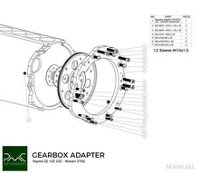Load image into Gallery viewer, Piastra adattatore cambio - Toyota JZ Supra Mk3 A70 1JZ Supra MK4 A80 2JZ NISSAN 350Z Z33 370Z Z34 CD009