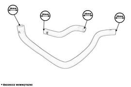 Tubazioni Radiatore in Silicone - Honda Civic EK 96-00
