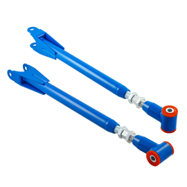 Bracci di controllo regolabili inferiori posteriori in acciaio (bracci camber) - BMW Serie 3 E36 E46 Z4 (80ShA) (Blue)