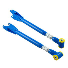 Bracci di controllo regolabili inferiori posteriori in acciaio (bracci camber) - BMW Serie 3 E36 E46 Z4 (90ShA) (Blue)