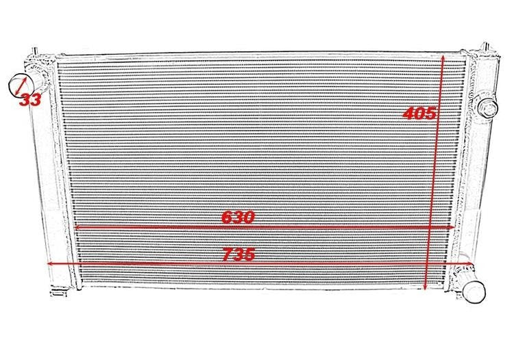 Radiatore Racing - Audi A4 S4 B5 2.7L Biturbo