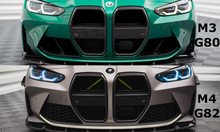 Carica l&#39;immagine nel visualizzatore di Gallery, Griglia Paraurti anteriore in fibra di carbonio BMW M4 G82 / M3 G80