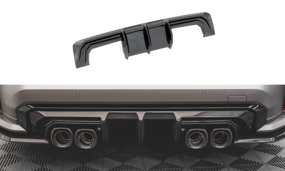 Diffusore posteriore in fibra di carbonio BMW M4 G82 / M3 G80