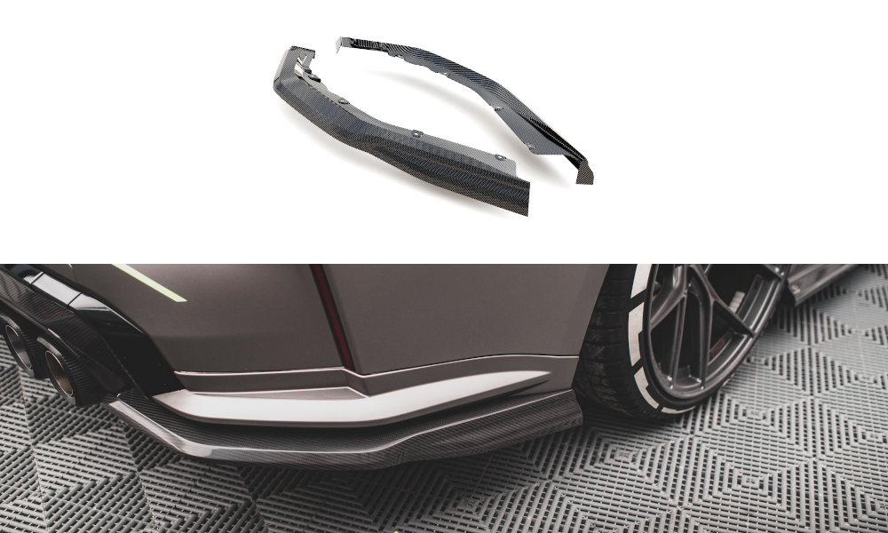 Splitter Lip posteriori laterali in fibra di carbonio BMW M4 G82