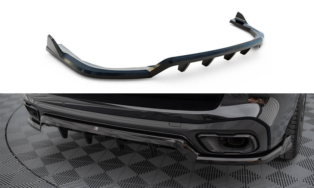 Splitter posteriore centrale (con barre verticali) BMW X5 M-Pack G05