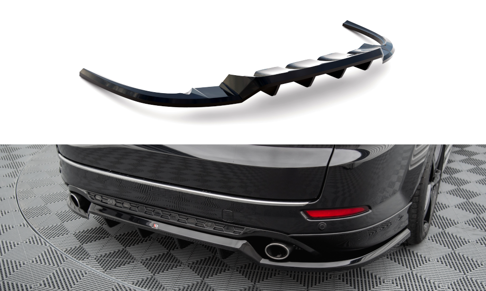 Splitter posteriore centrale (con barre verticali) Ford Mondeo ST-Line Mk4 Facelift