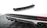 Splitter posteriore centrale (con barre verticali) Ford Mondeo Sport Mk5 Facelift / Fusion Sport Mk2 Facelift